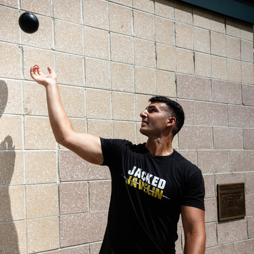 2kg Jacked Javelin weighted plyo ball reverse throw